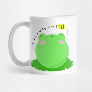 Kawaii DODO the froggie having a lovely day Mug